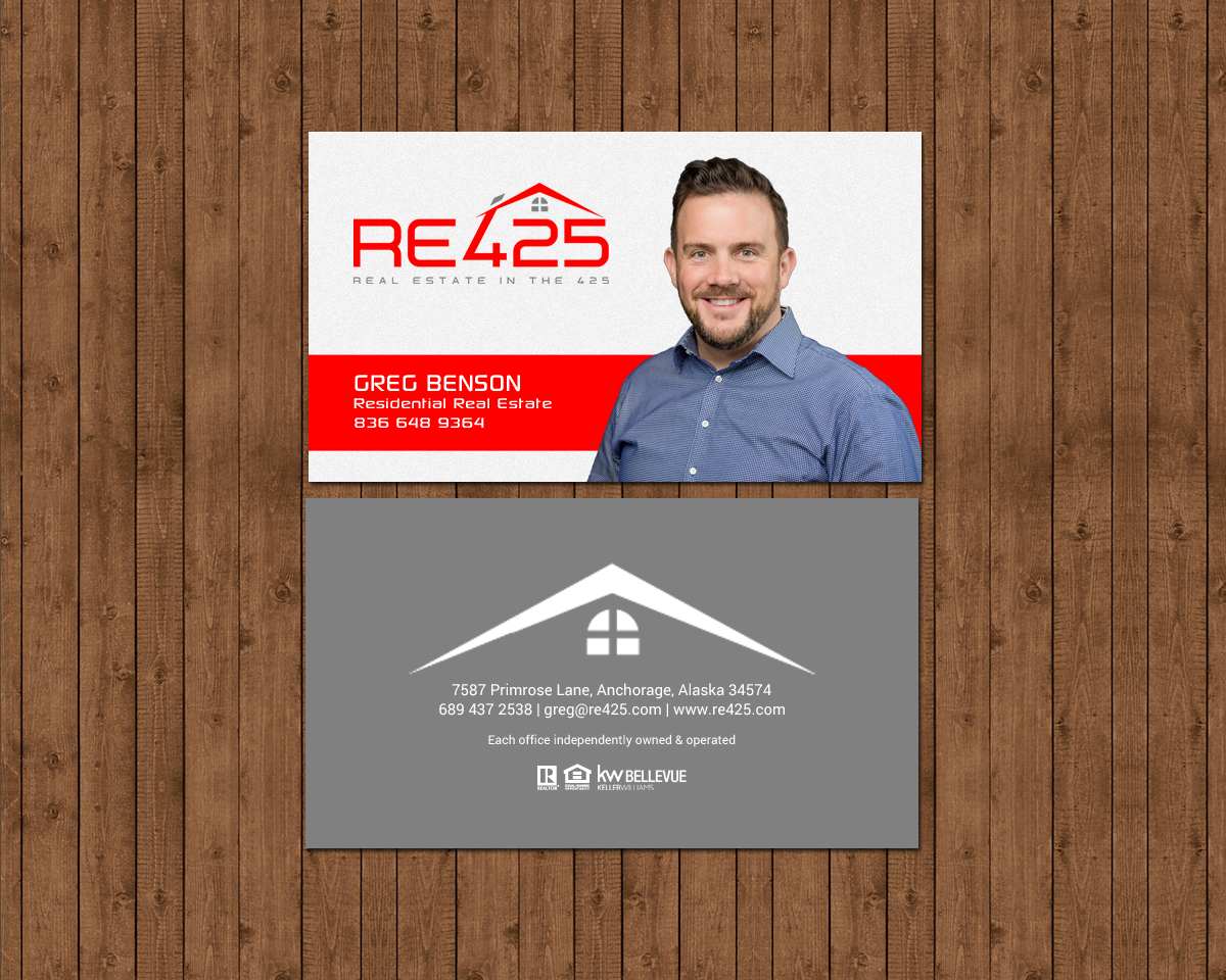 Business Card Design by chandrayaan.creative for RE425 | Design #15744745