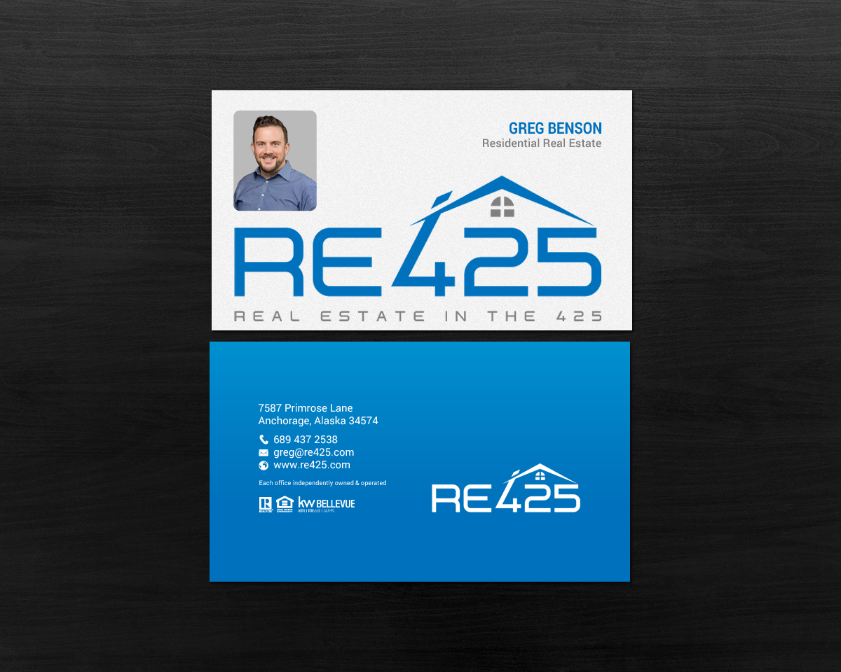 Business Card Design by chandrayaan.creative for RE425 | Design #15752355