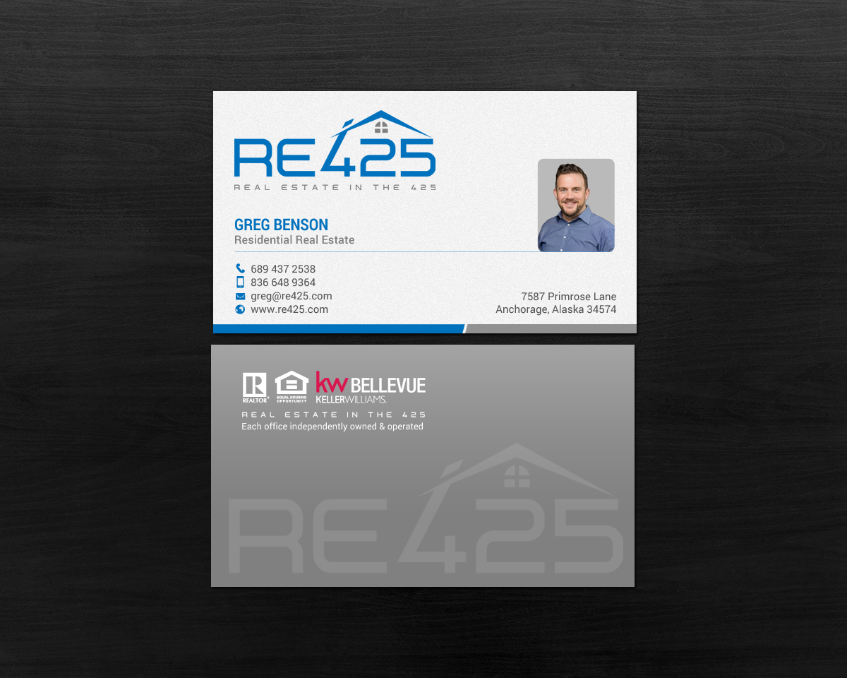 Business Card Design by chandrayaan.creative for RE425 | Design #15752532