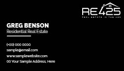 Business Card Design by inzavitaa for RE425 | Design #15740222