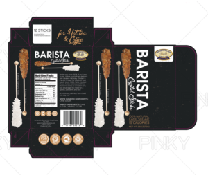 Barista Crystal Sticks - Pack design | Diseño de Empaque por Pinky 