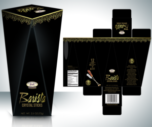 Barista Crystal Sticks - Pack design | Verpackungs-Design von Lezette_G