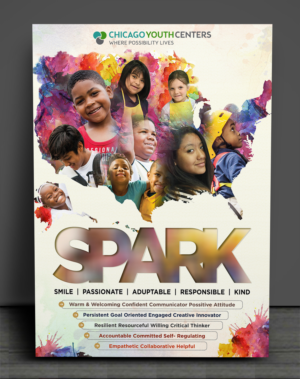 Chicago Youth Centers SPARK Poster | Poster-Design von SAI DESIGNS