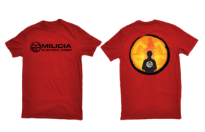 T-Shirt-Design von Professor P für Milicia Electric Corp | Design: #15784811