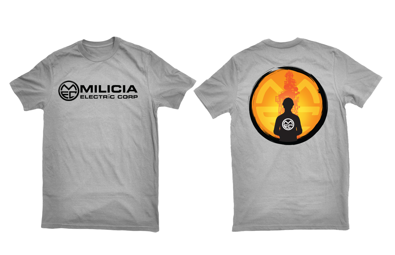 T-shirt Design by Professor P for Milicia Electric Corp | Design #15784813