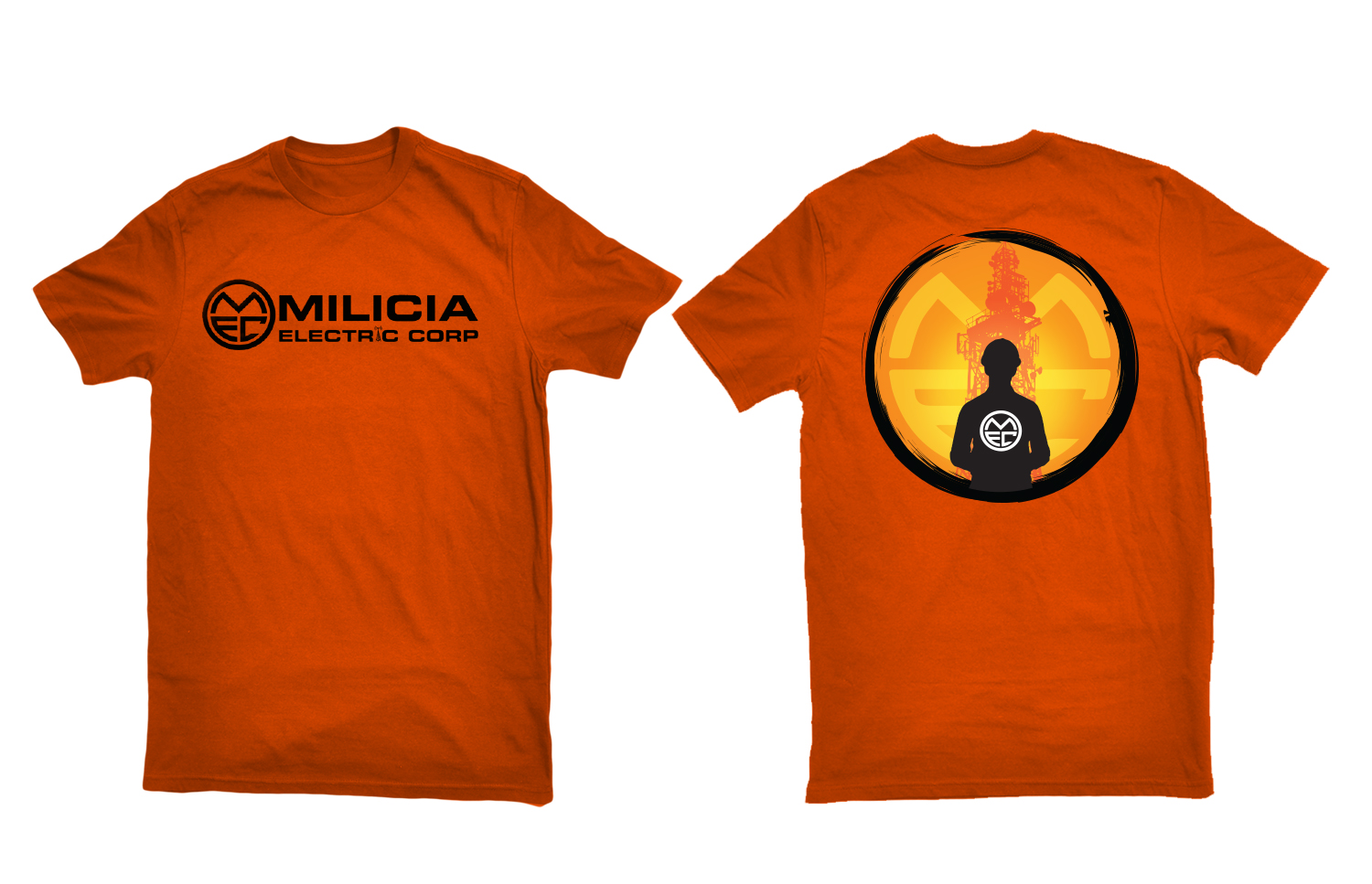 T-shirt Design by Professor P for Milicia Electric Corp | Design #15784814