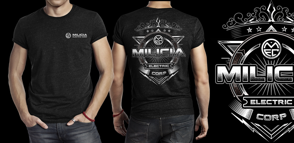 Design de T-shirt par Bayu_susilo pour Milicia Electric Corp | Design #15782114