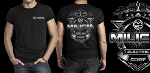 T-Shirt Milicia Electric Corp. 2017 | Diseño de Camiseta por Bayu_susilo