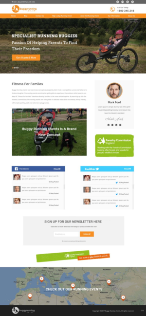 Web-Design von pb für Buggy Running Ltd | Design: #15745194