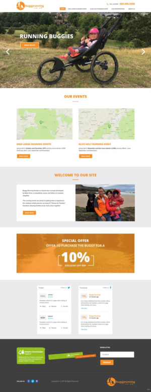 Web-Design von pb für Buggy Running Ltd | Design: #15745195
