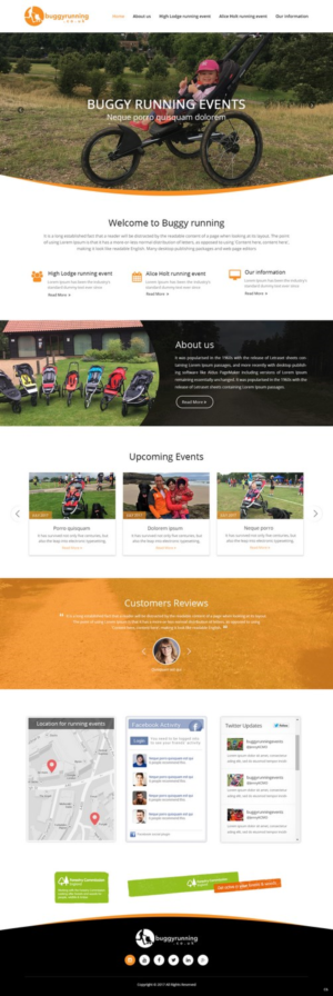 Web-Design von pb für Buggy Running Ltd | Design: #15745197