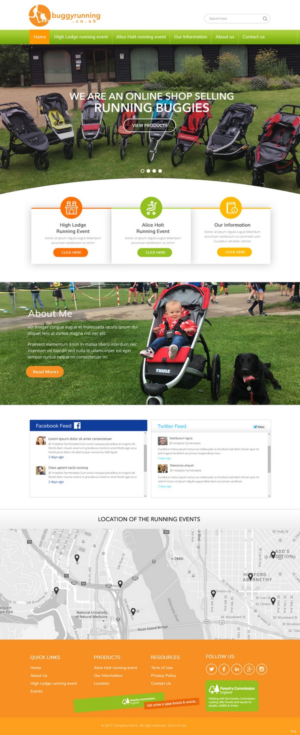 Diseño Web por pb para Buggy Running Ltd | Diseño: #15745198