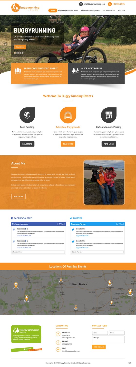 Web-Design von pb für Buggy Running Ltd | Design #15745204