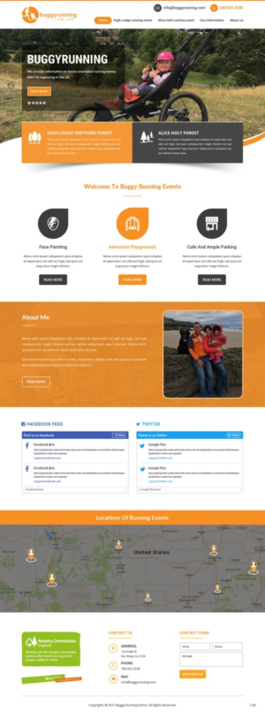 Diseño Web por pb para Buggy Running Ltd | Diseño: #15745204