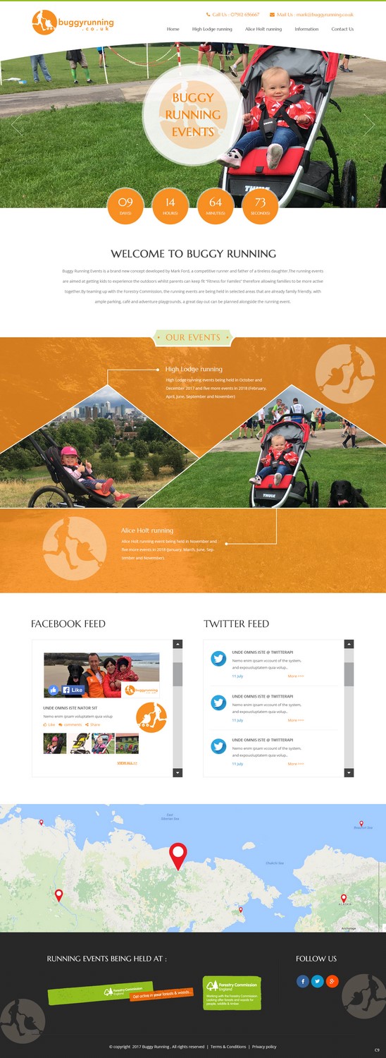Web-Design von pb für Buggy Running Ltd | Design #15747450