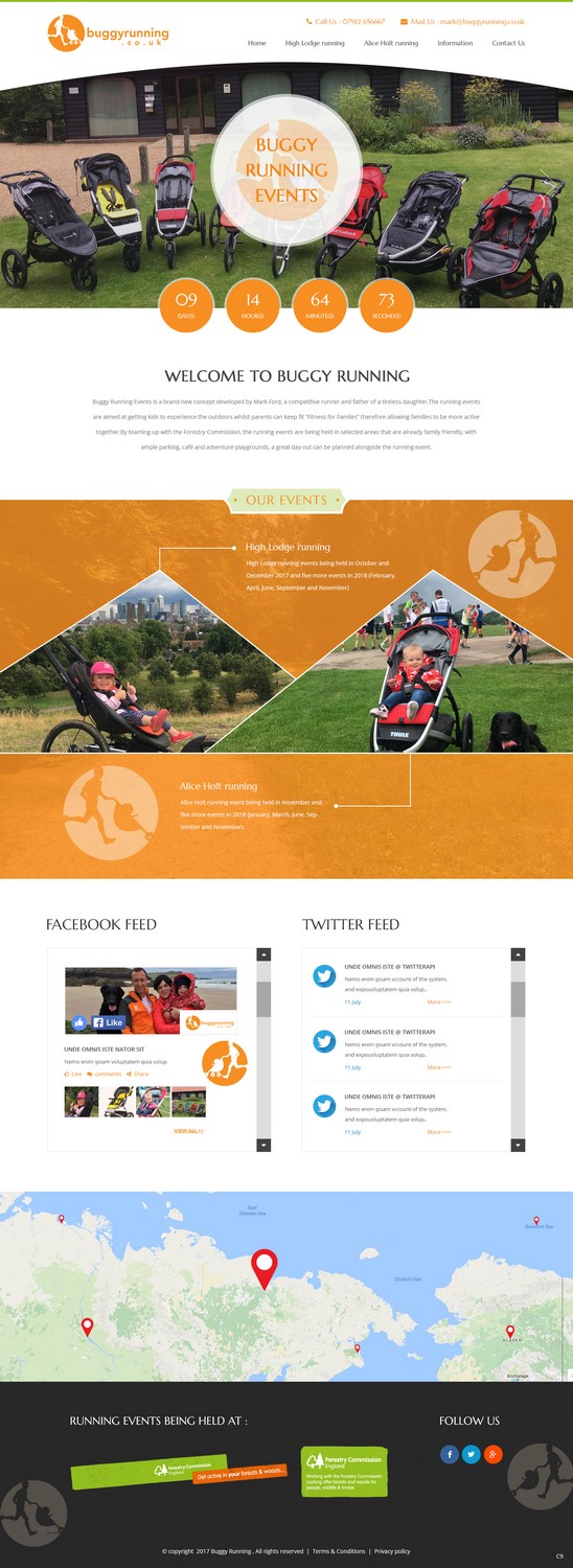 Web-Design von pb für Buggy Running Ltd | Design #15747451