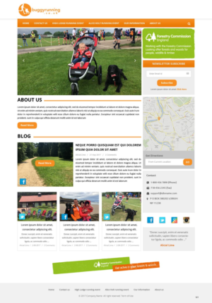 Diseño Web por pb para Buggy Running Ltd | Diseño: #15747453