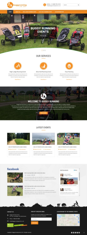 Diseño Web por pb para Buggy Running Ltd | Diseño: #15747454