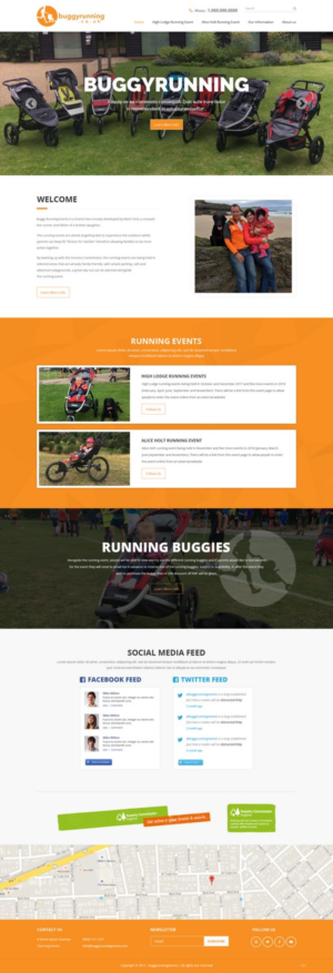 Diseño Web por pb para Buggy Running Ltd | Diseño: #15747464