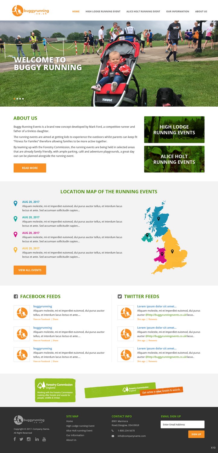 Web-Design von pb für Buggy Running Ltd | Design #15758067