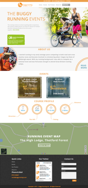 Diseño Web por weekidesigner para Buggy Running Ltd | Diseño: #15752642