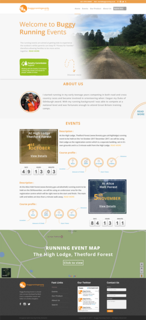 Web-Design von weekidesigner für Buggy Running Ltd | Design: #15769925
