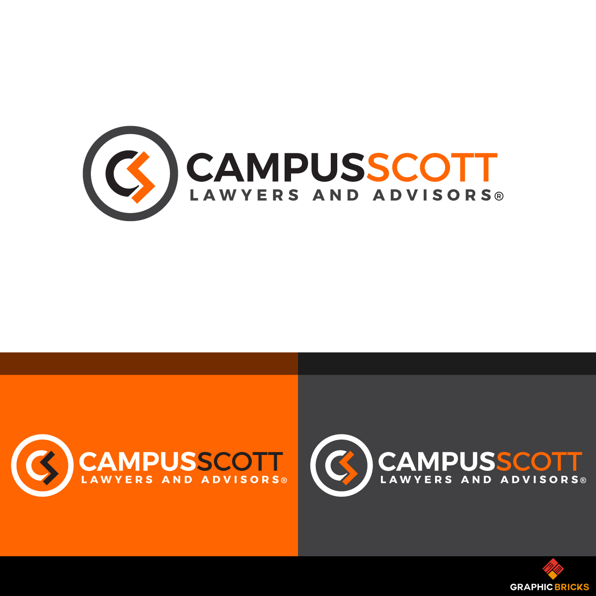 Logo Design by Graphic Bricks for Campus Lawyers & Associates | Design #15752847