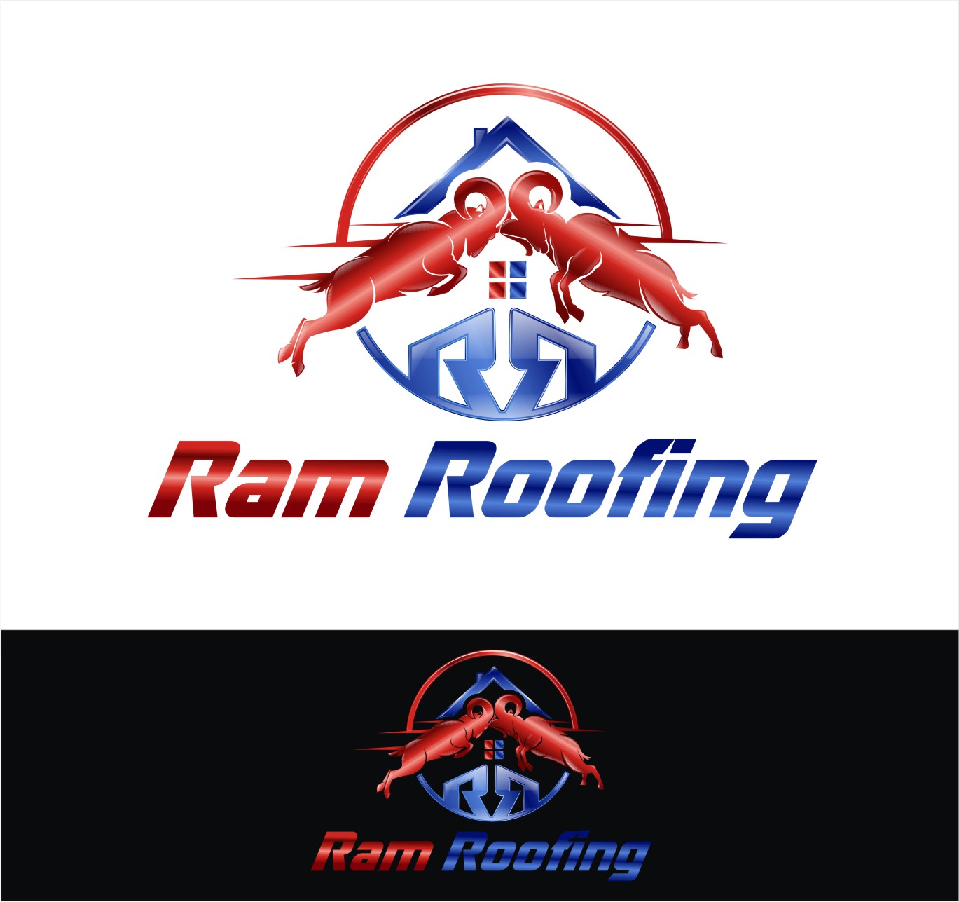 Design de Logo par Soul Light pour Ram Roofing  | Design #15756297