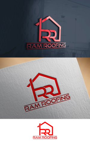 Logo Design by supercreative for Ram Roofing  | Design: #15777811