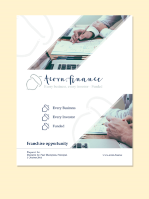 Flyer Design by LeonFX for Acorn Finance | Design #15770978