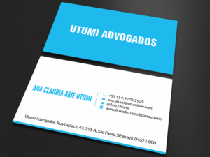 Business Card Design by SKYdesign for Utumi Advogados | Design: #15770019
