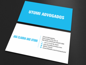 Business Card Design by SKYdesign for Utumi Advogados | Design: #15770020