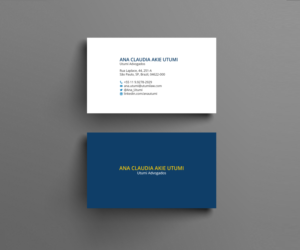 Business Card Design by Right_D for Utumi Advogados | Design: #15764280