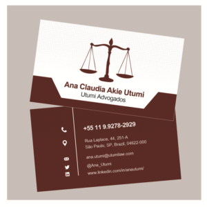 Design de Carte de Visite par kannan freelancer pour Utumi Advogados | Design #15770685