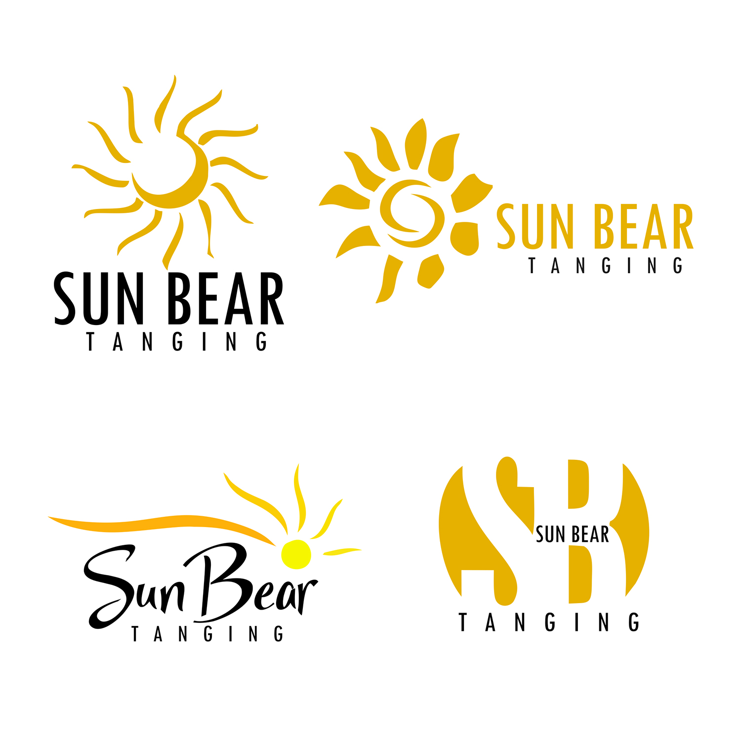 Logo Design by Gus for Sun Bear Tanning | Design #15749284
