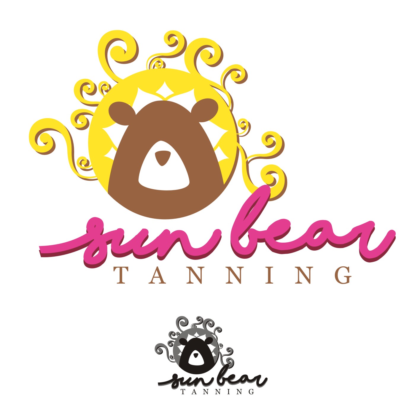 Logo Design by Ragaharsen for Sun Bear Tanning | Design #15778015