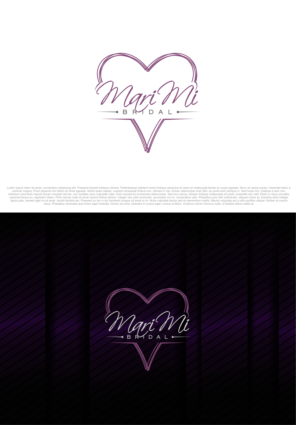 Logo Design by artswolf for Mari Mi Bridal | Design #15800805
