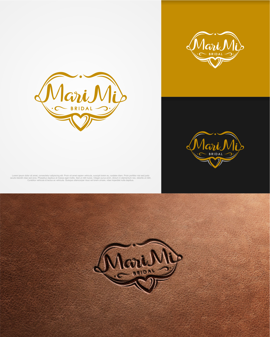 Logo Design by artswolf for Mari Mi Bridal | Design #15800809