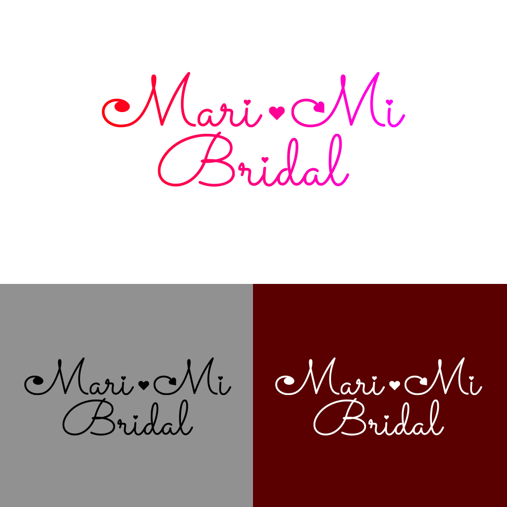 Logo Design by Mielee for Mari Mi Bridal | Design #15776748