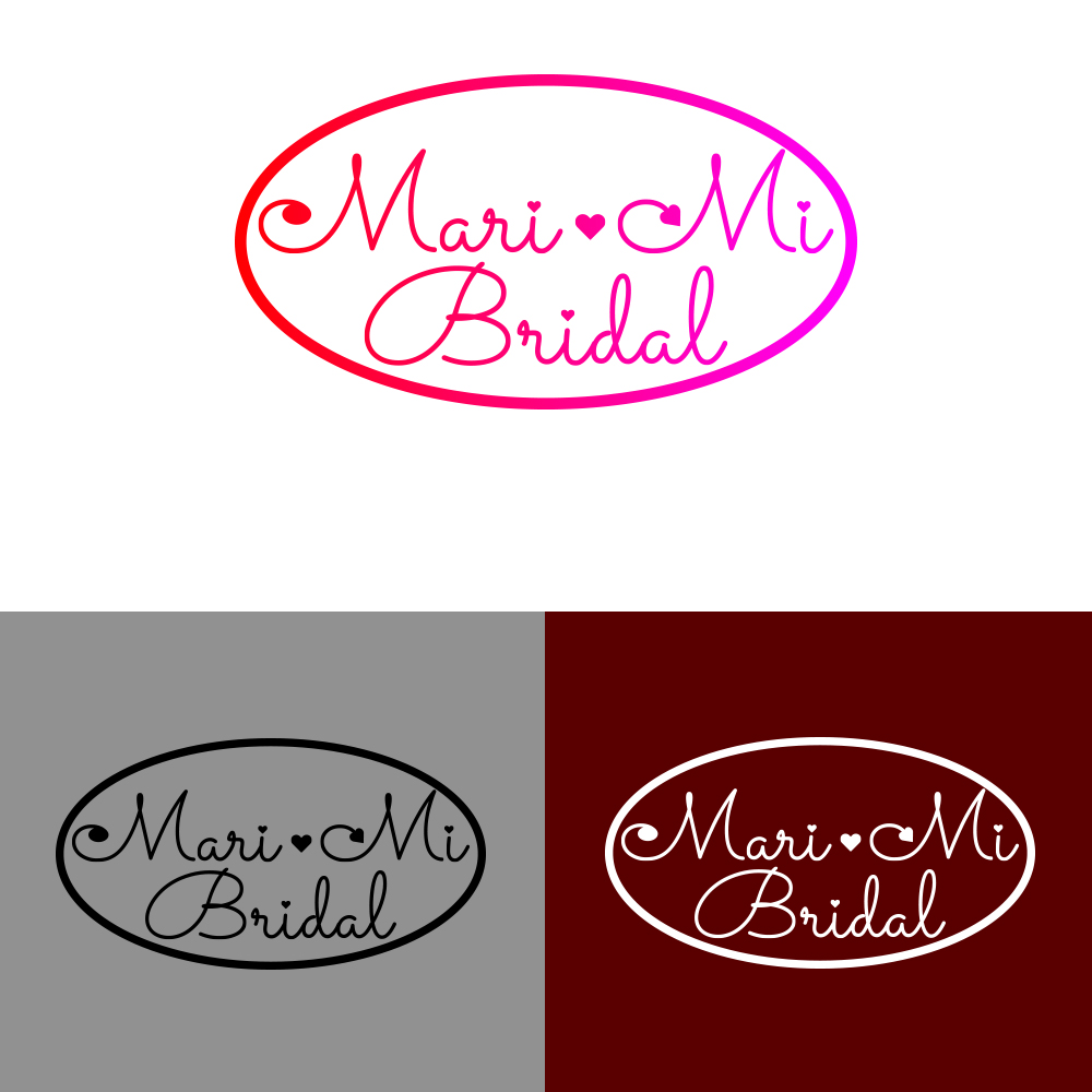 Logo Design by Mielee for Mari Mi Bridal | Design #15776769