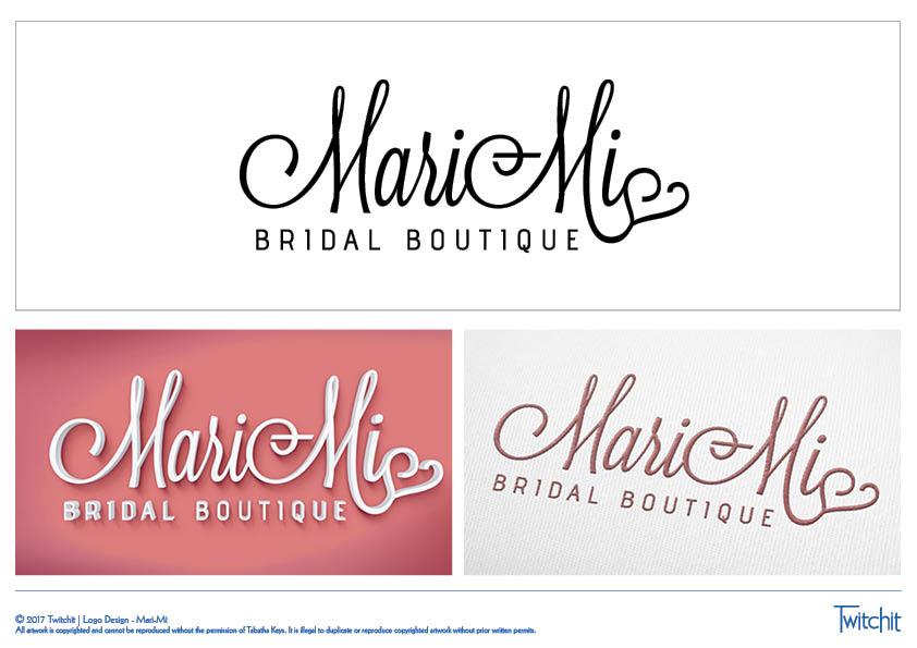 Logo Design by Twitchit-Design for Mari Mi Bridal | Design #15770634