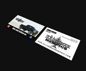 Business Card Design by JK18 for Killerwaxx Memphis | Design: #15807577