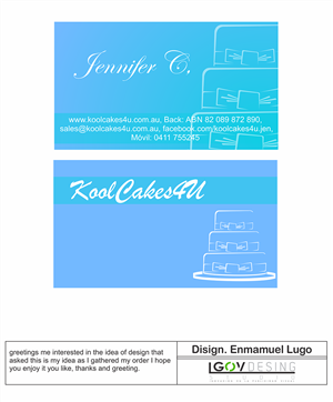 Business Card Design by enmanuellugo_veras