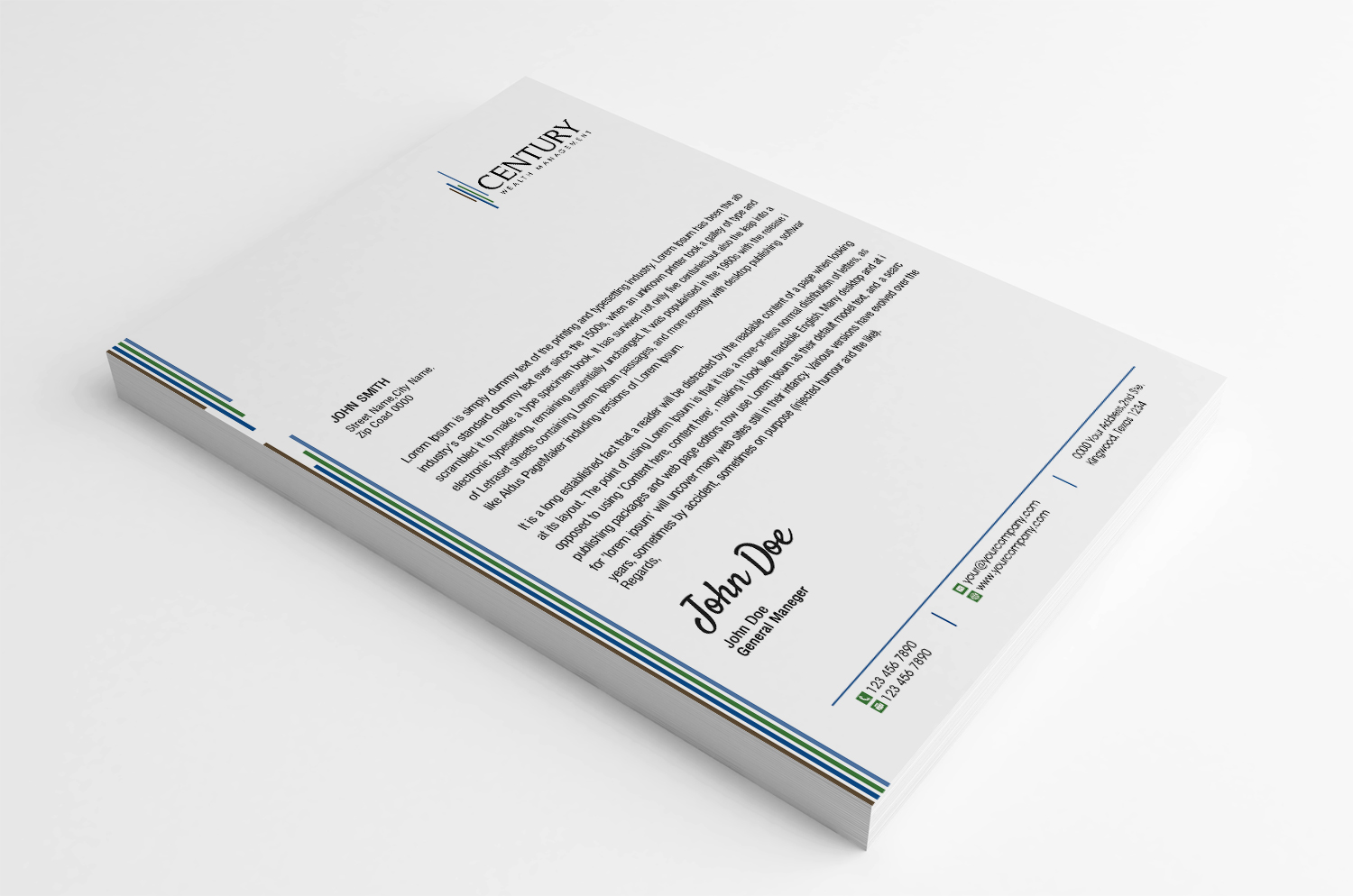 Design de Marketing Électronique par SL Designer pour Century Wealth Management | Design #15755427