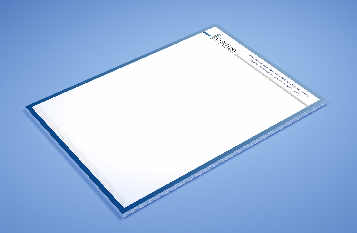 Design de Marketing Électronique par Petter Goms pour Century Wealth Management | Design #15949968