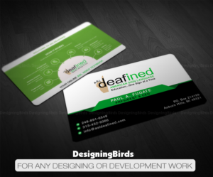 Business Card Design by Designing Birds for ASLdeafined.com | Design: #15761781