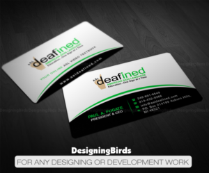 Business Card Design by Designing Birds for ASLdeafined.com | Design: #15762779