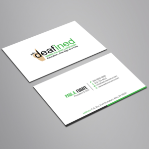 Business Card Design by Right_D for ASLdeafined.com | Design: #15761161