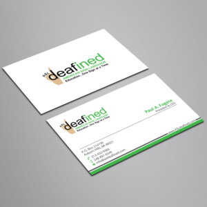 Business Card Design by Right_D for ASLdeafined.com | Design: #15761370