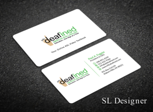 Diseño de Tarjeta de Presentación por SL Designer para ASLdeafined.com | Diseño: #15763060